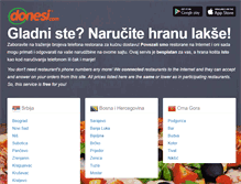 Tablet Screenshot of donesi.com